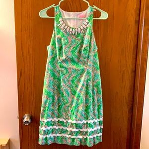 Lily Pulitzer Crocodile / Alligator Print Dress